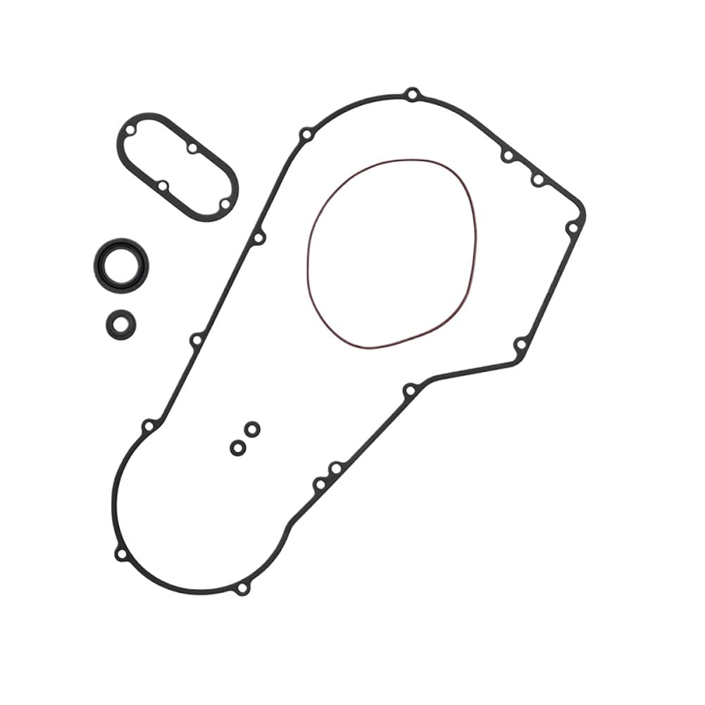 Motorcycle Clutch Primary Cover Gasket Kit Compatible with FXSTSB FXDL FXLR FXDC FXDWGI Electra Fat FLSTFI