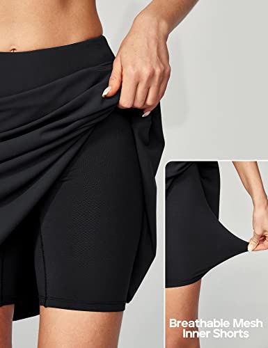 Ewedoos 20" Knee Length Skorts Skirts for Women with Pockets Golf Tennis Skirt High Waisted Athletic Skorts Casual Summer3