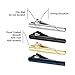 Men's fashion tie Clip Set - Suitable for regular ties, wedding business accessories, and pin clips (6)