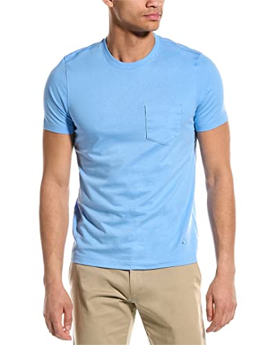 T-shirt Brooks Brothers 1818 bleu M anti-déformation col rond