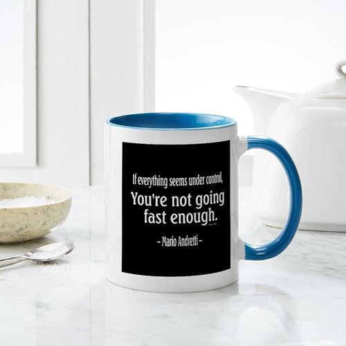 Taza de cerámica 11 oz con diseño Mario Andretti miniatura 4