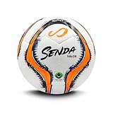 Senda Valor Match Soccer Ball, Fair Trade Certified, Orange/Navy Blue, Size 5 (Ages 13 & Up)