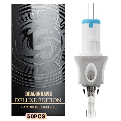 Image of Dragonhawk Tattoo Needles Cartridges 1013M 50 Count Bugpin Magnum Glide Extra Smooth Designed for a Close Smooth Hit