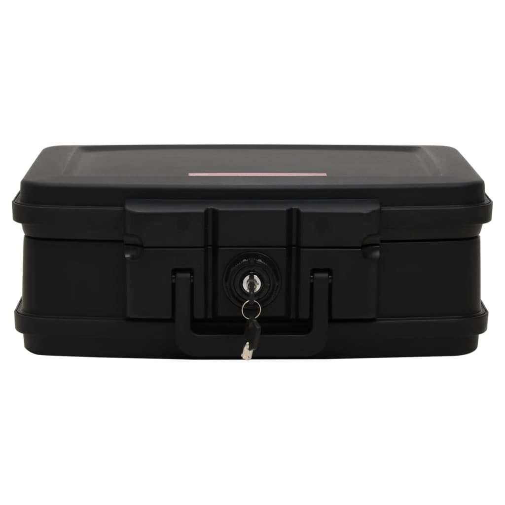 Cassaforte di sicurezza domestica e aziendale, 44 x 37 x 16,5 cm, colore: nero