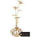 Mothers Day Gift - “Sun Flowers In vase Ornament” Dipped in 24K Gold & Crafted with Stunning Clear Crystals, Comes in Luxury Packaging – Great Gifts idea for Mom from Daughter, Son by Matashi