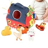 Jeu organisé important : les jouets sensoriels pour enfants encouragent les petits à développer l'habitude de ranger les objets au bon endroit, en servant à la fois de maison de jeu et de conteneur de stockage. Le joli sac de rangement en forme de maison pour l'éducation des enfants ajoute du charme et garde l'espace de jeu bien rangé pendant les activités en intérieur ou en extérieur, en favorisant un jeu structuré et une organisation dès la petite enfance Avec un design pr cis