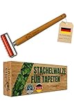 Green Home Stachelwalze Tapeten 150 x 500 mm, Nagelroller, Igelwalze, Tapetenigel zum Perforieren...