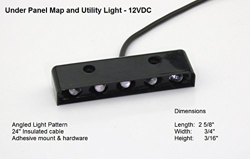 Luz LED Azul para Panel Bajo - 5 LED Alta Potencia miniatura 4