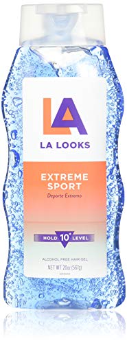 L.A. Looks Extreme Sport Ultra Hold Hair Gel, 20 Ounce (Pack of 6)