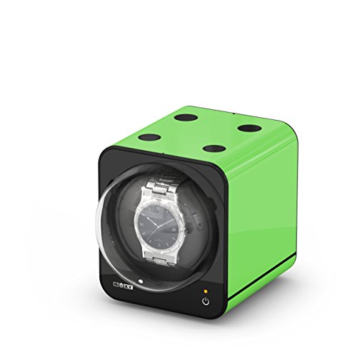 Boxy Fancy Brick Single Automatic Watch Winder - Green (Add On) #TOP7