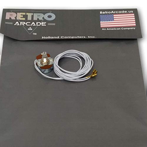 Solderless 25-Ohm 3-Watt Rheostat Kit - Pre-Wired for Jamma or MAME Arcade Cabinet Installations - ±5% Tolerance