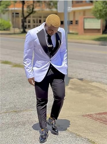 Mens Suit Slim Fit,Wedding Suits for Men Slim Fit Man Suits Men Suits Regular Fit 3 Piece Jacket Blazer Groom Tuxedo 5