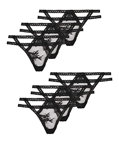 HUNKEMÖLLER 6er-Pack String Irina - Caviar - S Cover