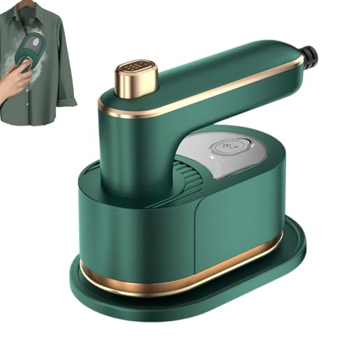 Plancha de vapor portátil, plancha de vapor de viaje para ropa, vaporizador de viaje para ropa, portátil, eficiente, máquina de planchar para tropezar en casa