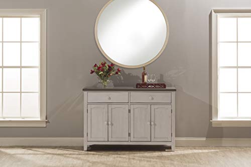 Hillsdale Furniture Hillsdale Clarion Server Distressed Gray/Sea White