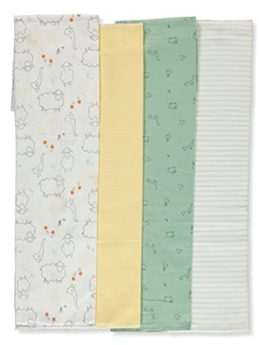 Carter's Baby Unisex 4-Pack Receiving Blankets - White/Multi, one Size