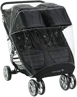 Baby Jogger Weather Shield Rain Cover | For City Mini GT2 Double & City Mini 2 Double Stroller Pushchair | Blocks Rain, Snow & Wind