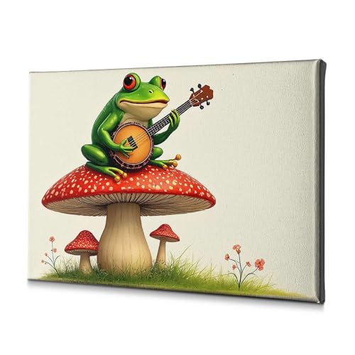 Kit de suspension pour tableau grenouille guitare pour mur vide de salon