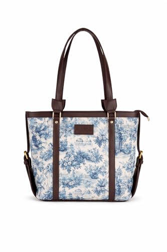Image of FUOCO Purse for Women Handbag| Office Shoulder Laptop Bag, College & Shopping | Stylish PU Vegan Leather Sling with Zipper | Big Side Bag | Everyday Travel Tote Party Purse
