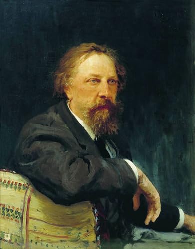 Cuadro de Aleksey Tolstoy por Il'ya Repin: arte de 60x90cm para el dormitorio