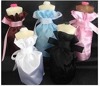 Bridesmaids Chocolate Dolls With Satin Dress -Milk Chocolate, Pink