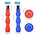 PATIKIL Neon Light Cutter, 2 Pack Cutting Tool Includes 1 Straight and 1 Curved for Neon Flexible Light, Split LED Silicone Light Strip Hand Tool