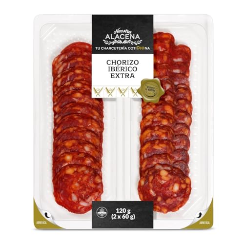 DIA NUESTRA ALACENA chorizo ibérico en lonchas pack 2 x