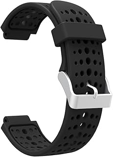 SCRUBY Pulseiras para Garmin Forerunner 235 Pulseira de silicone para Forerunner 220/230/235/620/630/735XT/235 Lite Pulseira de substituição