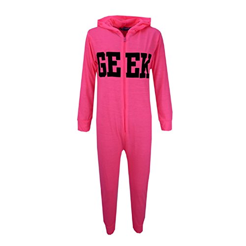 Ropa para niña estilo casual con este mono rosa neón A2Z 4 Kids
