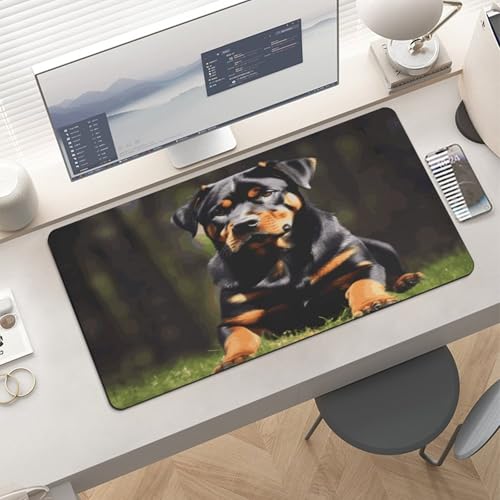 Pad Mouse Grande Rottweiler 30x60 cm Antideslizante miniatura 6
