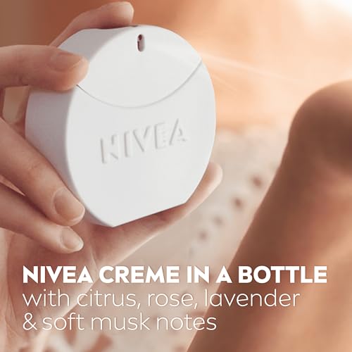 NIVEA Crème Eau de Toilette (30ml), Perfume for Women, NIVEA Perfume Fragrance Bottle with Citrus Lavender & Rose Essence, Fresh All-Day Scent, Iconic Crème Scent | Unisex, Fresh Smell, Citrus and Floral Notes of Lavender and Rose, Elegant Decorative Jar with Spray Dispenser - Image 4