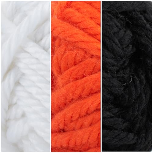 Image of Lion Brand Yarn, Hometown Super Bulky Yarn, Classic Halloween Pack, 12 Skeins