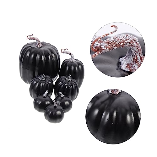 Calabazas de espuma artificial para centros de mesa de Halloween 7