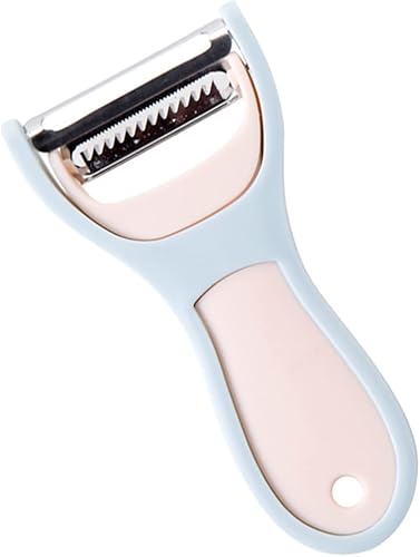 Pelador de verduras con hoja de acero inoxidable Pelador de patatas Pelador de frutas multifunción para cocina, verduras, frutas, piel, quitar y