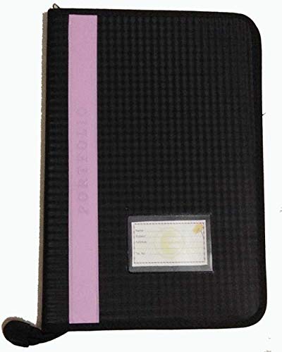 Professional File Folders for Certificates, Documents Holder, Card Holder, Cheque Book Holder with 20 Leafs (B4 Multicolor LINE)