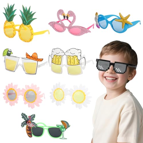 Ya en mundofriki.es: Bailtouk 9 Pares Gafas de Fiesta, Divertidas Gafas Sol Hawaianas, Gafas de Sol para Fiestas de Ocio Tropical Gafas Fiestade Accesorios Fiesta Tropical para Niños, Adolescentes y Adultos