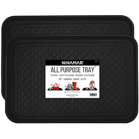 NINAMAR Boot Tray – 20 x 15 Inch - 2 Trays Cover