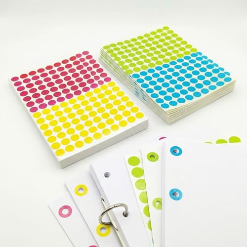 Autocollants Renforçants Trous Papier | Cercles Prévention Déchirure Reliure