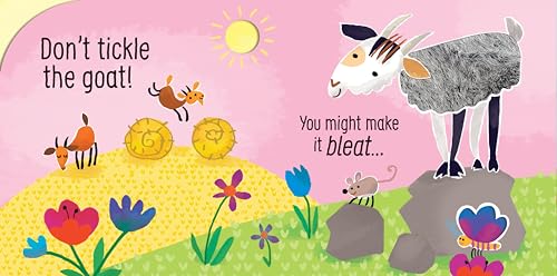 Don't Tickle the Cow!: Interactive Touch and Feel Sensory Farm Animal Sound Book (DON'T TICKLE Touchy Feely Sound Books)