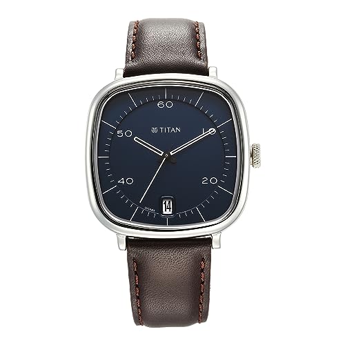 Titan Neo Curve Blue Dial Men's Watch - NT1885SL03 - Image 2