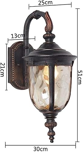 Lanterne Murale LED rétro étanche pour éclairage de jardin - 4