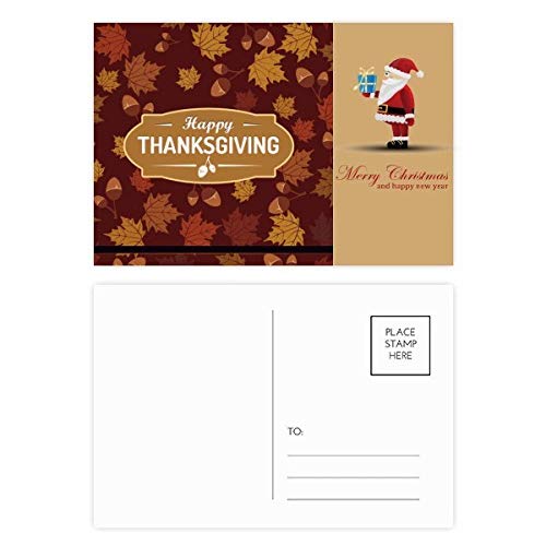 Cartes postales Thanksgiving de table pour décoration de fête et correspondance créative