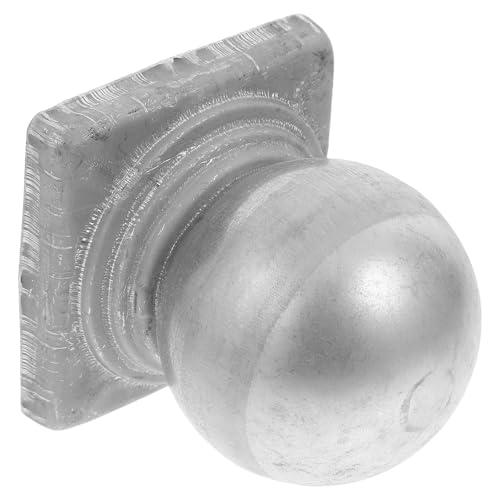 Generico Cappucci per Pali Quadrati per Recinzione Copricapo Decorativo a Forma di Sfera Protezione per Pali da Giardino Accessori per Recinzioni da Prato Montaggio Semplice e