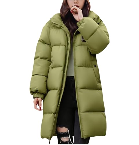 Manteau d'hiver long pour femme idéal pour les promenades glaciales en ville et d'extérieur