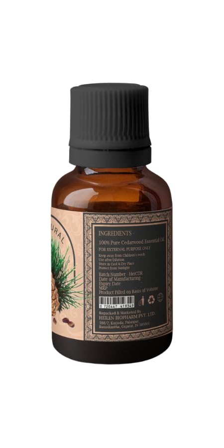 Heilen BIopharm Cedarwood Esssential oil - 15 mL Per Bottle Pack of 1, for For Healthy Skin Complexion - Image 5 thumbnail