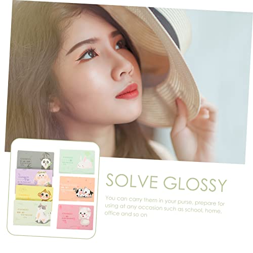 FRCOLOR 2100 Pcs Papel Absorvente De Óleo Facial Filmes De Óleo Facial Papel De Óleo Facial Toallita