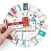 Airline Ticket Sticker Pack of 52 Boarding Pass Stickers Air Ticket Decals for Laptops Water Bottles Luggage Helmet