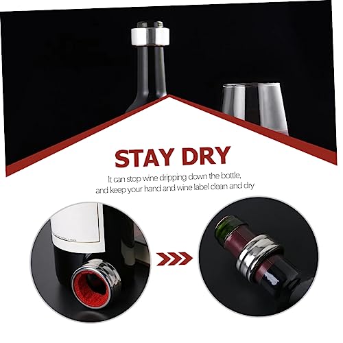 Filtre à vin colliers en acier inoxydable lavable et absorbant - 7