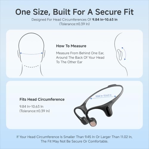 Dreame Aqua Plus Bone Conduction Headphones, Open-Ear Headphones, IP68, 32GB Storage - image 2
