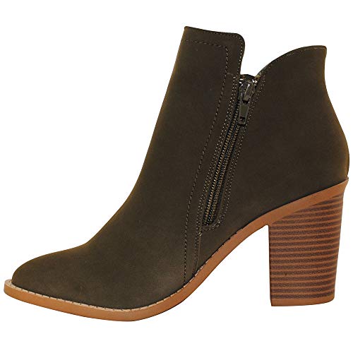 Image of TRENDSUP Women's Fashion Side Zipper Booties